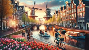 Where To See Windmills And Tulips In Amsterdam