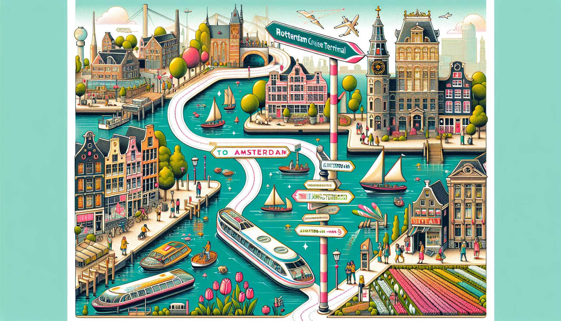 How To Get From Rotterdam ‍Cruise Terminal To Amsterdam